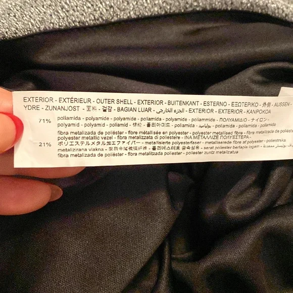 ZARA metallic ruched skirt - Picture 9 of 11